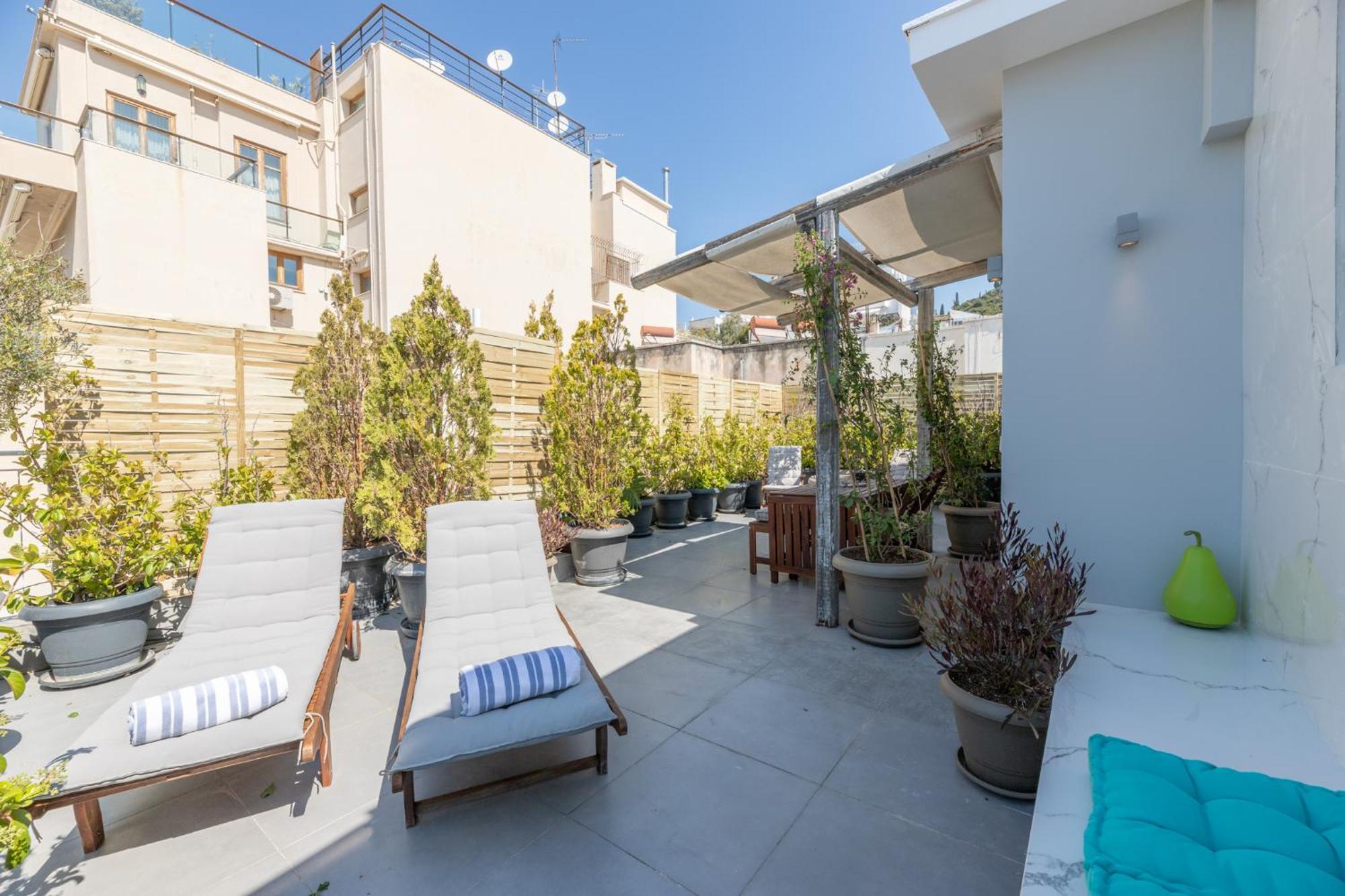 Top Kolonaki Studio+Terrace Stunning Acropolis Views Athen Exterior foto