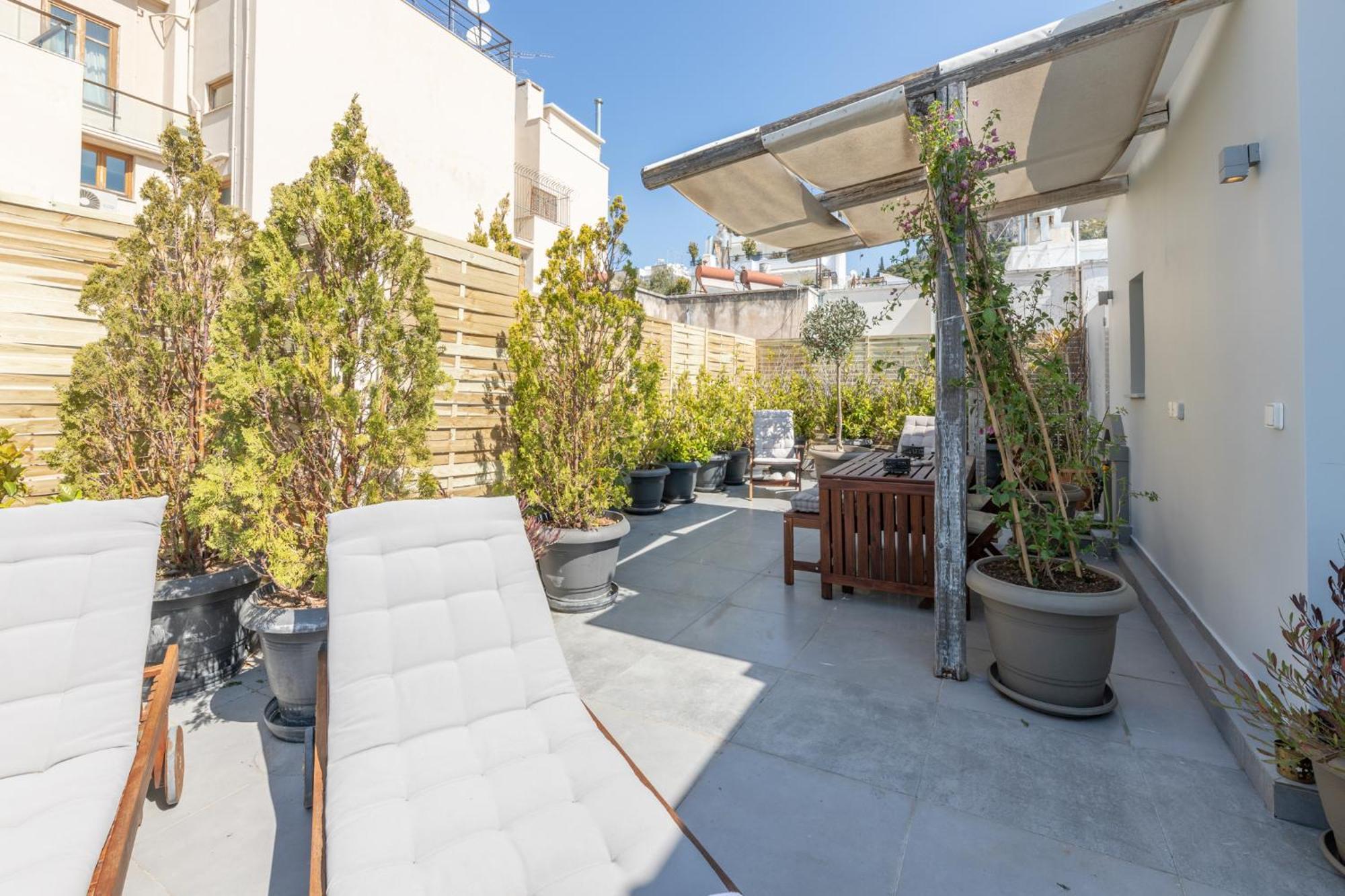 Top Kolonaki Studio+Terrace Stunning Acropolis Views Athen Exterior foto