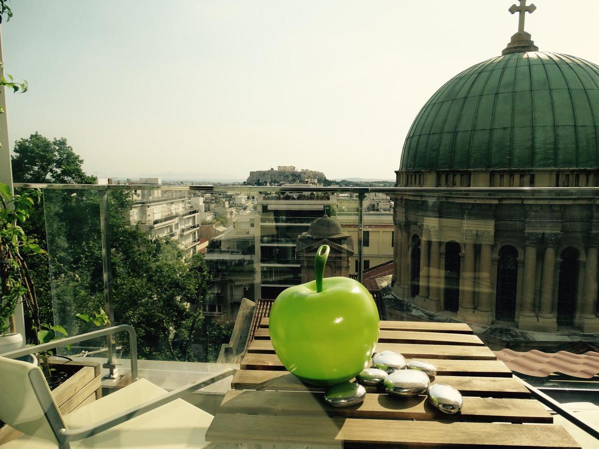 Top Kolonaki Studio+Terrace Stunning Acropolis Views Athen Exterior foto