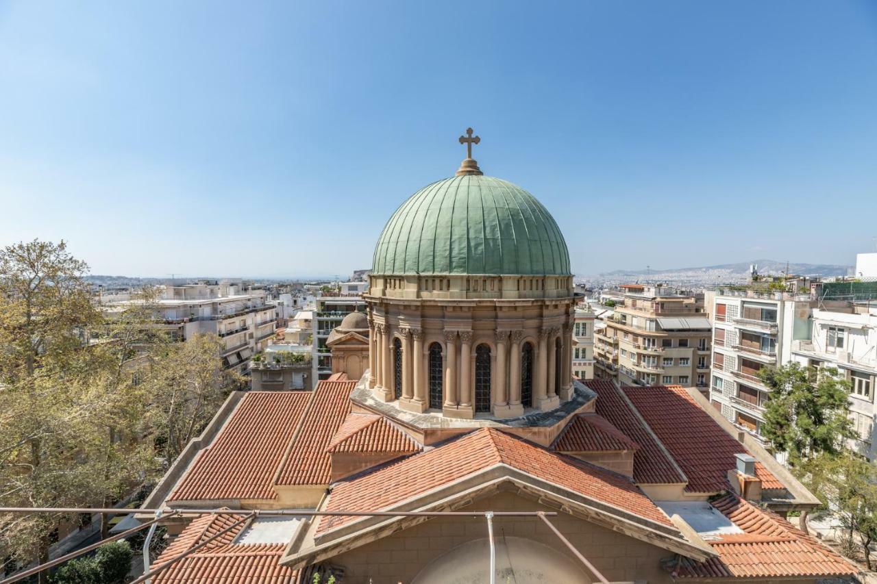 Top Kolonaki Studio+Terrace Stunning Acropolis Views Athen Exterior foto