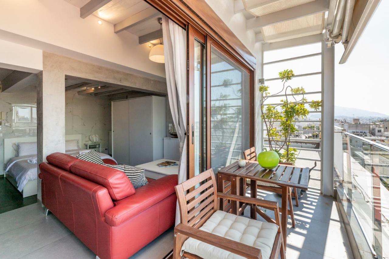 Top Kolonaki Studio+Terrace Stunning Acropolis Views Athen Exterior foto